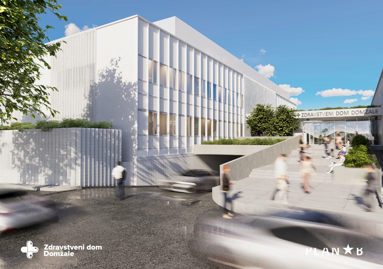 Vizualizacija širitve Zdravstvenega doma Domžale3